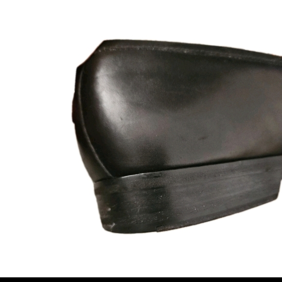 Bruno Magli Mens Black Italian Leather Designer Loafer Dress Shoe 8 - Picture 11 of 12